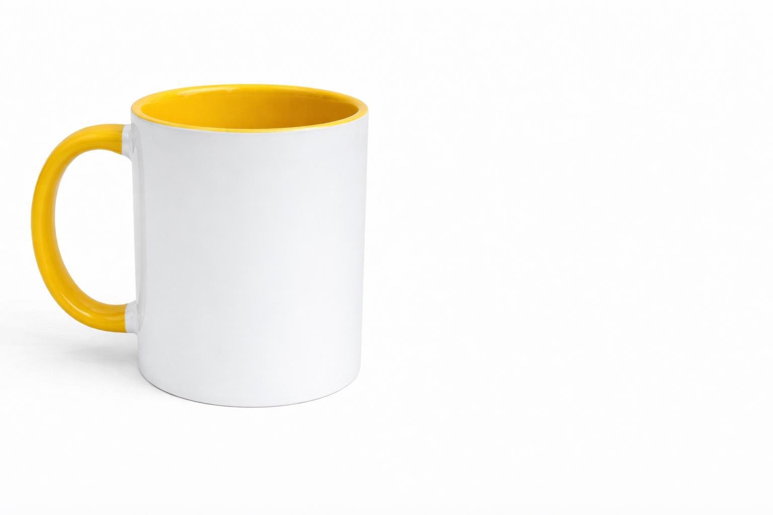 Caneca Amarela Claro 325ml