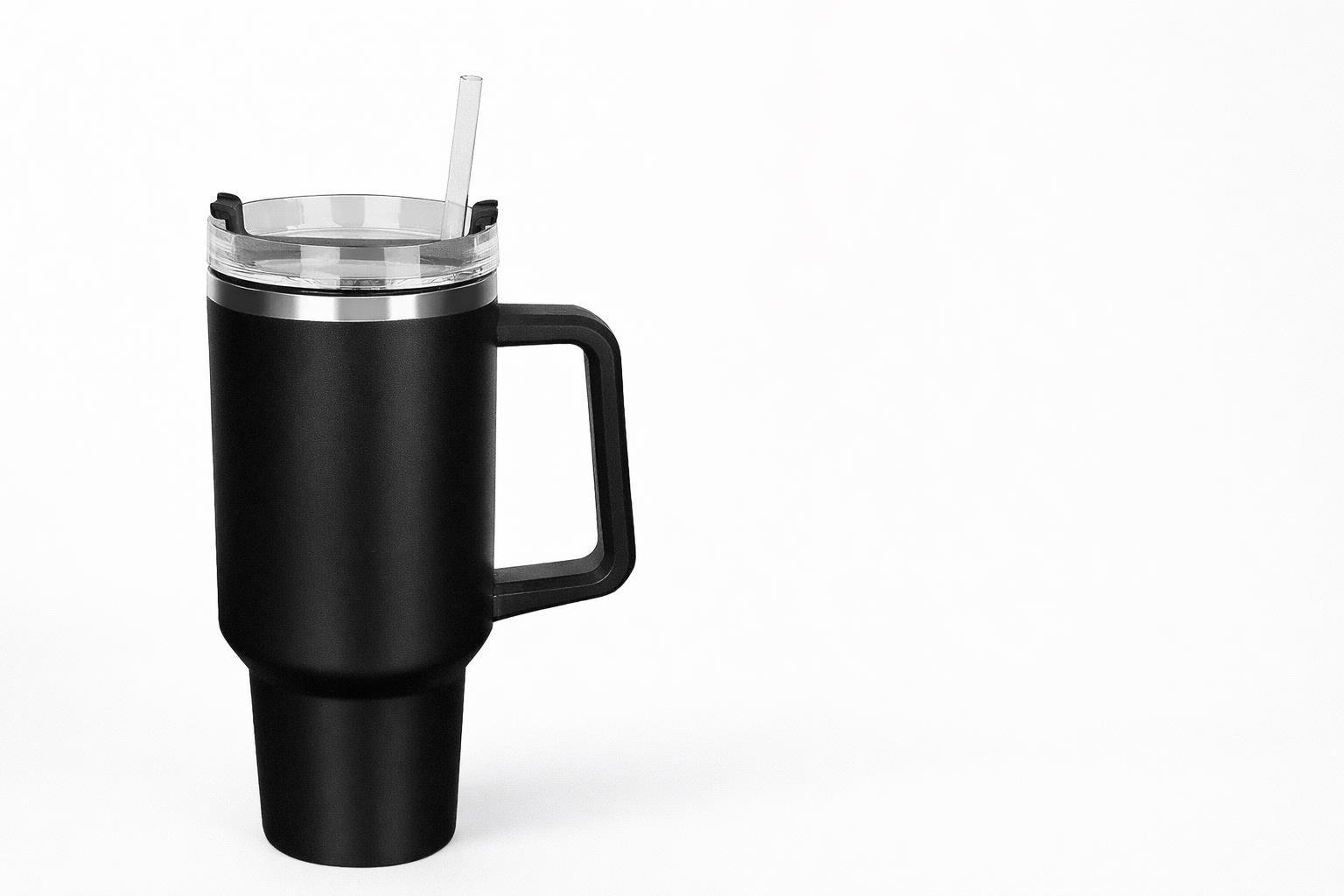 Copo Térmico Inox Preto 1200ml